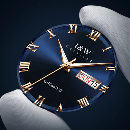 Carnival Brand High-end Series I&W Mechanical Watches Luxury Sapphire MIYOTA Movement Automatic Watches HD Luminous Reloj Hombre