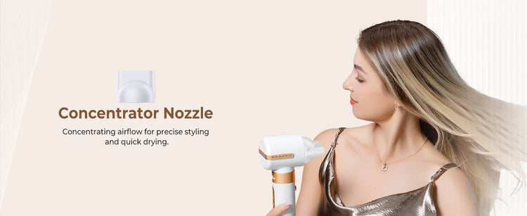 7‑In‑1 Multi‑Functional Hot Air Hair Styling Set,626-1- Curling Wand, Hair Dryer, Straightening Comb, Round Brush, Interchangeable Heads Household Salon Hair Care Styling Instrument