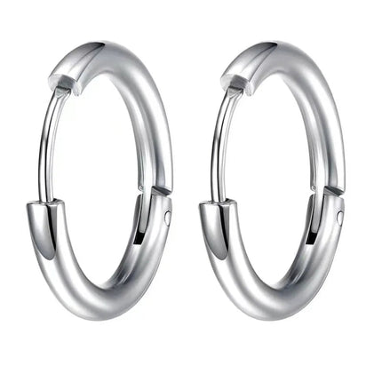 Long Hanging Crosses Leaves Pendants Hoops Woman Earrings Man Vintage Stainless steel Hip Hop Ear Piercing Jewelry Accessories PlatiNum