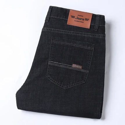 Pantaloncini di jeans da uomo nuovi estivi Moda colore chiaro Casual allentato multi-tasca pantaloni dritti da cinque minuti pantaloncini elastici al ginocchio