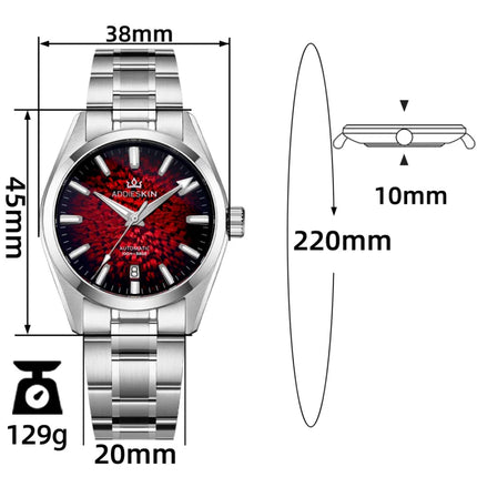 AddiesKin K003 Men's Automatic Watch BGW9 Super Luminous 10Bar Waterproof Sapphire Crystal 316L Stainless Steel Mechanical Watch