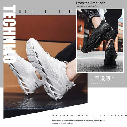 Scarpe da uomo Moda Mesh Traspirante Scarpe da ginnastica di alta qualità Piattaforma Suola morbida Tendenza casual Scarpe da corsa versatili Tenis Masculino