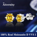 LZ Silver - Yellow / 1ct(6.5mm)x 2pcs-box