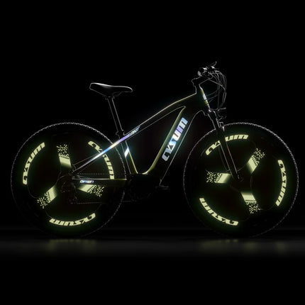 Bici elettrica da montagna CYSUM M520, bici elettrica fuoristrada per adulti da 29", bicicletta elettrica assistita a pedale, batteria 48 V 15 Ah, cassetta a 7 velocità