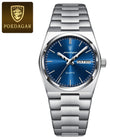 POEDAGAR Top squisito orologio da polso da donna impermeabile al quarzo luminoso orologio da donna casual data settimana orologi da donna in acciaio inossidabile platinumshop