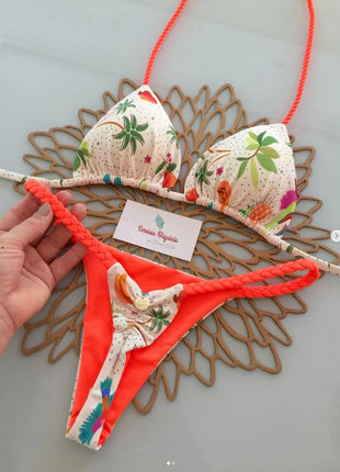 Micro Bikini 2026 Push Up Donna Costumi da Bagno Sexy Brasiliani Set Bikini Perizoma Stampa Biquini Abbigliamento Mare Estivo