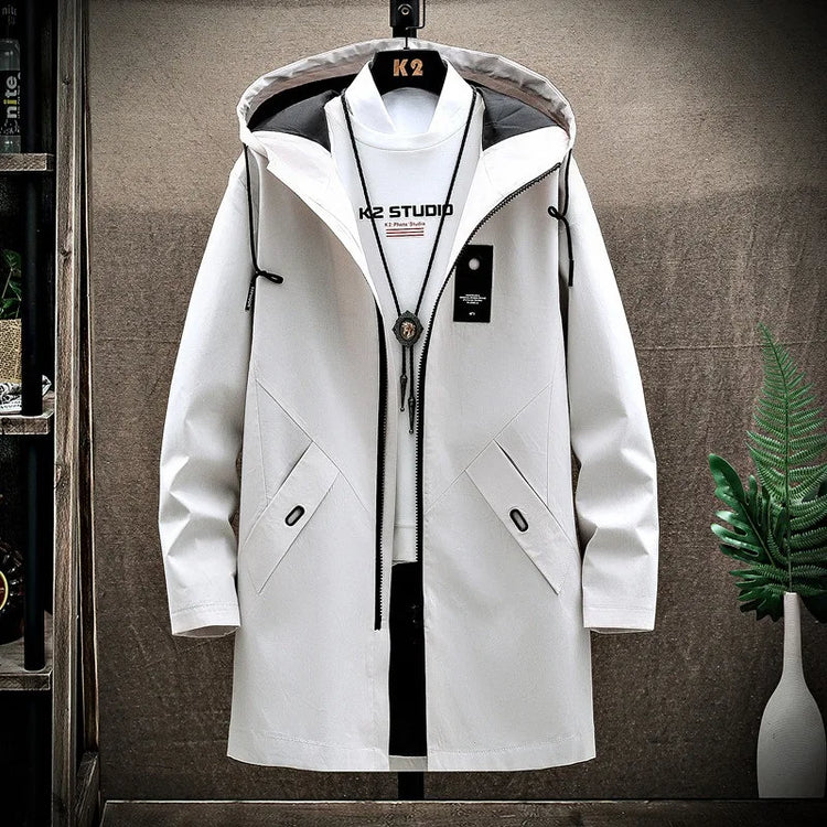 Thickened Fleece Lined Men's Casual Jacket Coat Autumn Winter Outerwear Fashionable Youth Style Zipper Closure Short Length