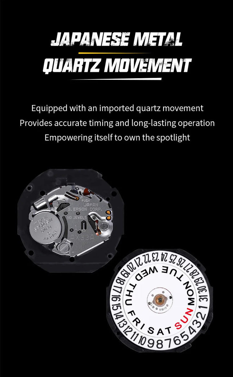 NAVIFORCE Creativo cinturino in TPU orologio da polso maschile moda sportiva 3ATM quarzo impermeabile giorno e data display orologi da uomo Reloj Hombre platinumshop