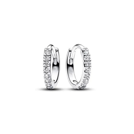 Orecchini in Argento Puro 925 con Zirconi a Forma di Cuore, Stella, Luna e Cerchio, Gioielli per Donne, Regalo per Compleanno, Festa della Mamma, Accessori platinumshop