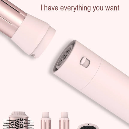 5in1 Hair Dryer Brush Curling Iron Hair Dryer Detachable Auto Wrap Curlers Fast Drying Electric Styling Hair Blower Brush