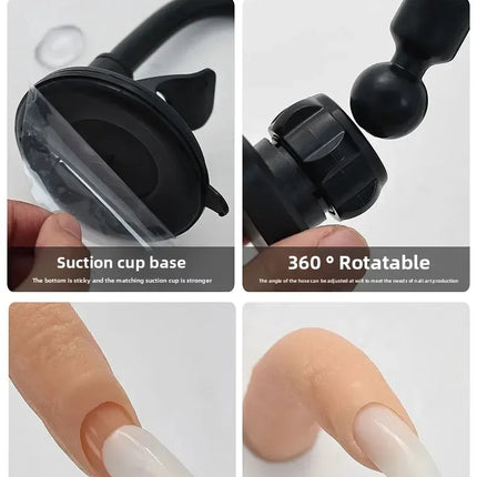 Bendable Nail Simulation Practice Finger Silicone Soft Nails Art Training Fake Finger for Acrylic DIY Display Manicure Tool 2028