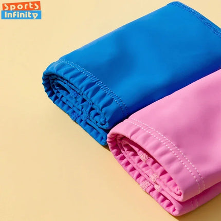 Bonnet de bain pour filles, dessin animé mignon, étanche, protection des oreilles, haute élasticité, chapeau de natation pour enfants, garçons, accessoires de natation pour bébés