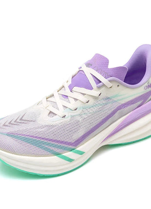 ONEMIX YUE SHUANG Scarpe da corsa estive da uomo Design leggero Asciugatura rapida Maratona Supporto per l'assorbimento degli urti Sneakers da uomo PlatiNum