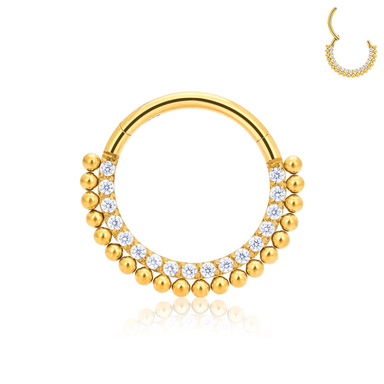 G23 Titanium Piercing Nose Ring Body Jewelry Hoop earings ASTM F136 Cartilage Tragus Diaphragm Titanium Hing PlatiNum