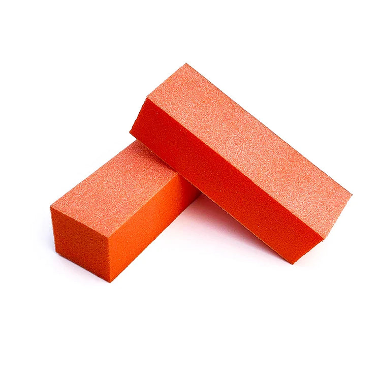500Pcs/Carton Sponge Nail File Buffer Block Manicure Pedicure File Polishing