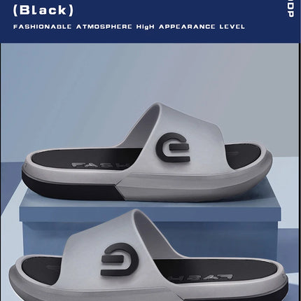 Pantofole da uomo alla moda Suola morbida in PVC Scivoli antiscivolo Infradito da spiaggia casual all'aperto Pantofole da bagno per la casa Nuovo sandalo