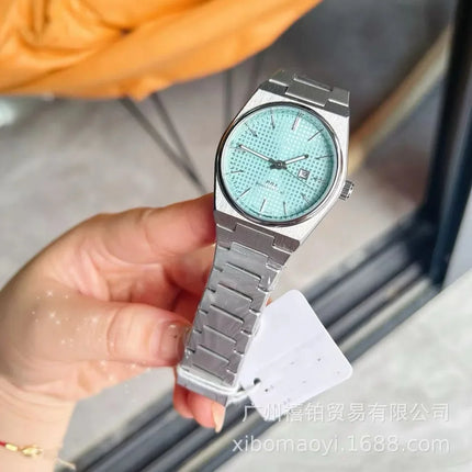 Orologio da Polso Serie PRX con Cinturino in Acciaio, Modello Super Player, per Uomo e Donna, con Calendario, Stile Semplice e alla Moda, Regalo di Compleanno, Idea Regalo per Lui e per Lei