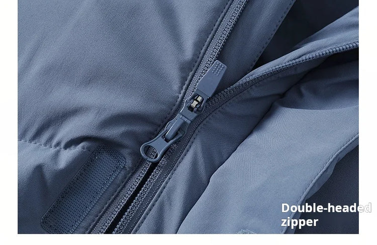 KELME Men's Thermal Down Jacket Outdoor Running Windproof Fleece-Lined Thickened Training Jacket пуховик женский