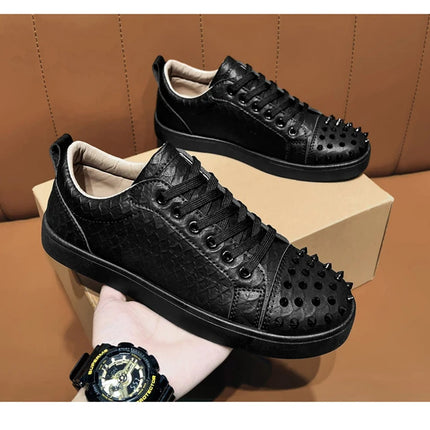Comfortable Breathable Studded Sneakers for Men Women Casual Sports Shoes Fashion Lightweight Walking Shoes