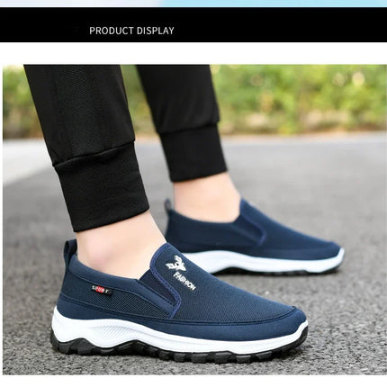 Scarpe da ginnastica da trekking da uomo, scarpe da ginnastica da viaggio ortopediche traspiranti, comode per attività all'aperto, escursioni, passeggiate