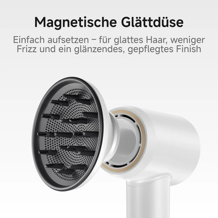 Laifen Swift premium hair dryer: 110,000 rpm, 200mN negative ions, smart constant temperature, low noise, fast drying, powerful hair dryer.