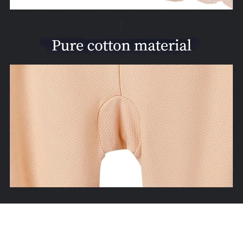 Plus Size Safety Short Pants Women Seamless Under Skirt Boxers For Women Sexy Lace Anti Chafing Boyshort Panties Underwear