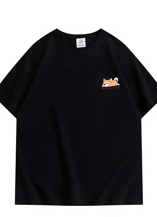 Nuova T-shirt 2026 Snoopy Cartoon Anime da Donna, Maglietta Estiva a Maniche Corte in Cotone Bianco, Top Moda per Coppie