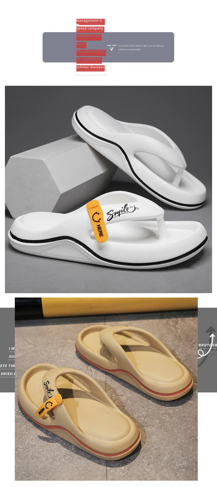 Pantofole da donna per uomo nuovo Infradito Sandali da spiaggia per interni ed esterni Scivoli con fondo super morbido Pantofole da uomo con suola spessa antiscivolo