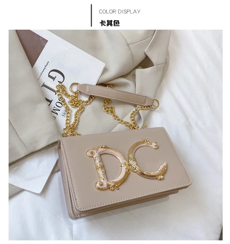 High quality fashionable women's bag hot selling chain bag trendy candy color small square bag for women PlatiNum