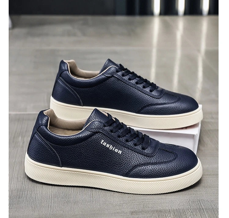 Casual Shoes Loafers British Leather Sneakers Flats Shoes Classic Men Leather Shoes Spring Summer New Trendy Designer Loafers