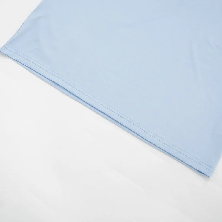Abito Mini da Donna Tsiisd Blu con Scollo a V Profondo, Vestito Aderente Elegante per Ufficio, Estiv