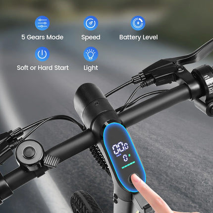 Bicicletta Elettrica REGALANGEL B20 Mini, Motore 250W, Batteria 36V 7.8AH, E-bike Urbana per Adulti, Pneumatici da 14 Pollici