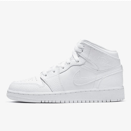 Scarpe sportive originali Nike AIR JORDAN 1 (GS) da donna e da bambino 554725-130 platinumshop