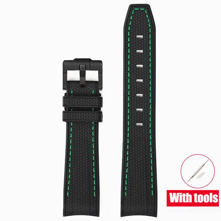 Cinturino in gomma per Swatch X Omega Joint MoonSwatch Cinturino sportivo impermeabile da 20 mm Cinturino con estremità curva in silicone per uomo donna platinumshop