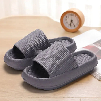 Women's Cloud Slippers with Thick Platform Soft Sole EVA Cushion Slides Summer Beach Flip Flops Non-Slip Bathroom Slippers for Women