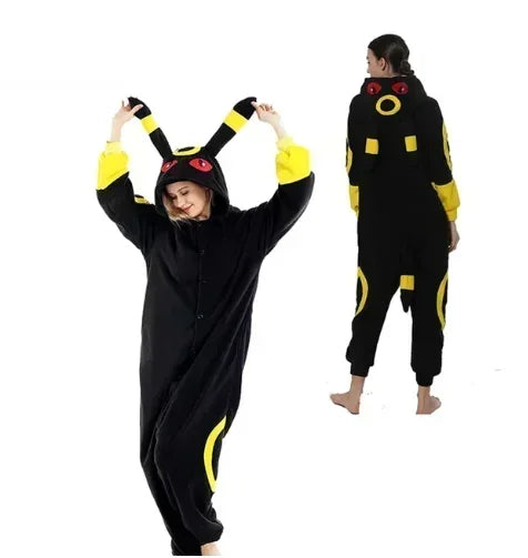 okemon Cosplay Kigurumi Onesie Snorlax Jigglypuff Umbreon Gengar Costume Halloween Adult Anime Bulbasaur Pajamas