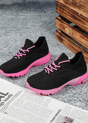 Breathable Socks Shoes Women Lightweight Knitted Casual Sneakers Non-slip Walking Footwear Outdoor Jogging Fitness Sports PlatiNum
