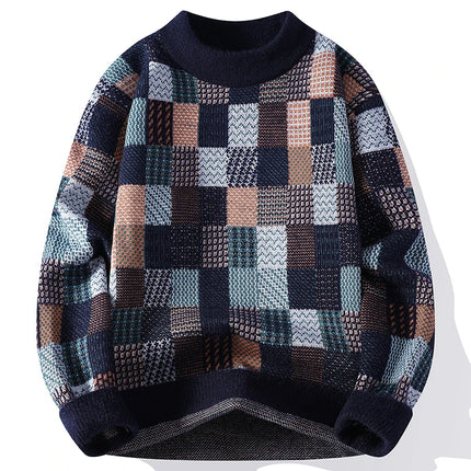 Winter Sweaters for male men thick O-neck sweater men Student youth sweaters autumn Men's wool Casual Knitwear Pullover