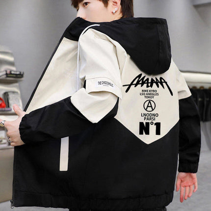 New  Autumn Winter Men's fleece Jackets Casual Warm Hooded Coats Sports Outwear Youth Tops Clothing