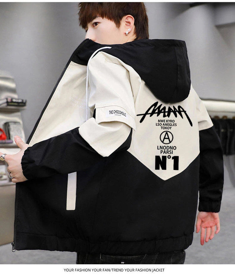 New  Autumn Winter Men's fleece Jackets Casual Warm Hooded Coats Sports Outwear Youth Tops Clothing