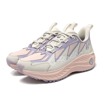 ONEMIX Scarpe casual da uomo autunno inverno Scarpe da trekking antiscivolo e resistenti all'usura con assorbimento degli urti morbido ed elastico PlatiNum