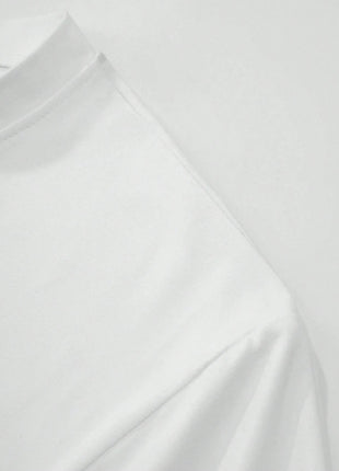 Men's Solid Color Casual Crew Neck Long Sleeve T-Shirt, Casual Comfortable Pure Cotton High-Quality Unisex Fitness T-Shirt PlatiNum