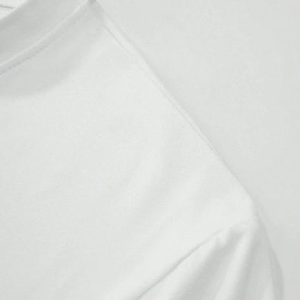 Men's Solid Color Casual Crew Neck Long Sleeve T-Shirt, Casual Comfortable Pure Cotton High-Quality Unisex Fitness T-Shirt PlatiNum