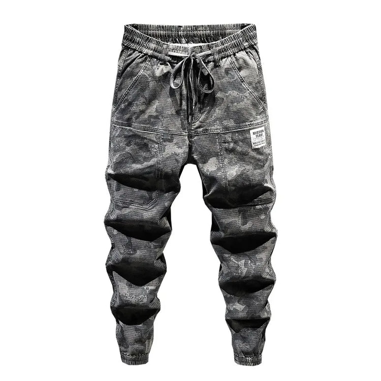 Camouflage Military Jogger Pants Men 2025 Pure Cotton Men's Spring Autumn Multi-pocket Function Cargo Pant Streetwear Trousers
