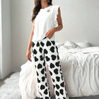 Pigiama estivo Set Pantaloni estivi da donna Set Pijama Pigiama da donna Indumenti da notte Donna che dorme Biancheria intima da notte sexy