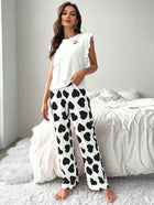 Pigiama estivo Set Pantaloni estivi da donna Set Pijama Pigiama da donna Indumenti da notte Donna che dorme Biancheria intima da notte sexy