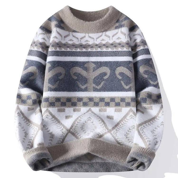 Winter Sweaters for male men thick O-neck sweater men Student youth sweaters autumn Men's wool Casual Knitwear Pullover