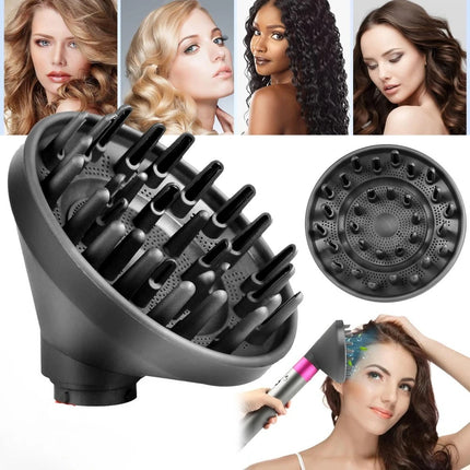 Diffuser Attachment for Dyson Two Airflow Dome Diffuser Modes for Airwrap Hs05 Hs03 Hs01 Hair Diffuser for Hair Drying