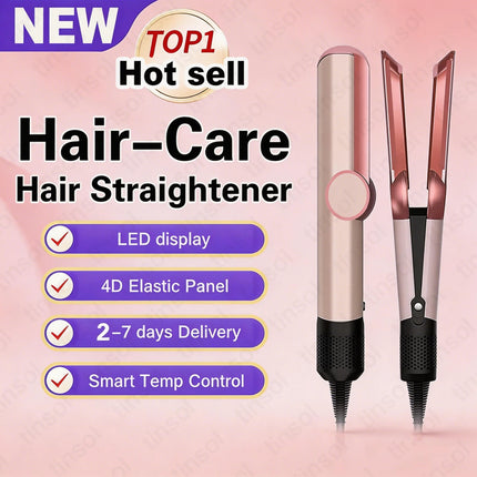 Tinsol 2-in-1 Air Hair Straightener And Dryer Negative Ion Hair Styler Long-Lasting Styling Tool Hairdryer Machine for Salon