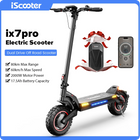 Monopattino elettrico iScooter iX7Pro a doppia trazione per fuoristrada, velocità massima 60 km/h, pneumatici da 10 pollici, 2000W, 17.5Ah, 48V, pieghevole, con app.